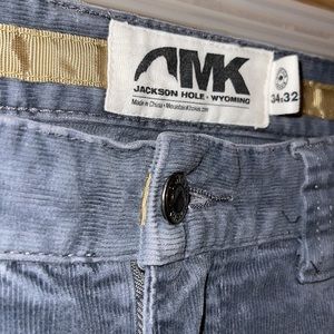 MENS MOUNTAIN KHAKI CORDUROY PANTS SIZE 34/32